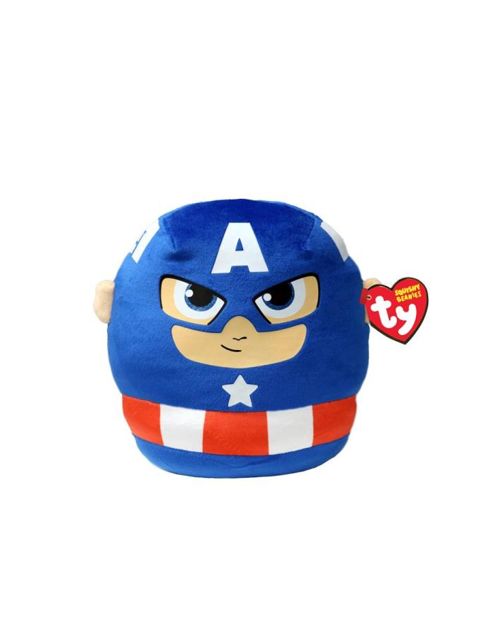 ty inc. Maskotka Ty Squishy Beanies Marvel Captain America 22cm 39257 główny