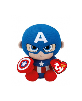 ty inc. Maskotka Ty Beanie Babies Marvel Captain America 15cm 41189