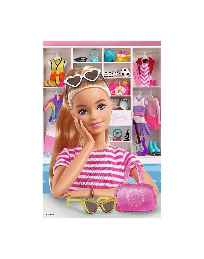 Puzzle 100el Poznaj Barbie 16458 Trefl główny