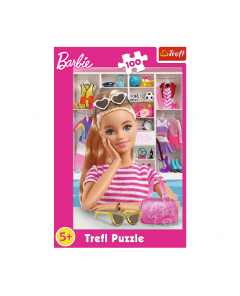 Puzzle 100el Poznaj Barbie 16458 Trefl