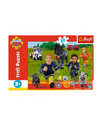 Puzzle 30el Gotowi do pomocy. Strażak Sam 18297 Trefl
