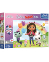 Puzzle 60el XXL Weseli Przyjaciele Gabi. Koci Domek Gabi. Gabby's Dollhouse 50039 Trefl - nr 4