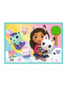 Puzzle 10w1 W świecie Gabi. Koci Domek Gabi. Gabby's Dollhouse 96003 Trefl - nr 3