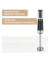 Severin SM 3772, hand blender (Kolor: CZARNY / stainless steel (brushed), with accessory set) - nr 8