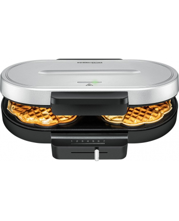 Rommelsbacher waffle machine WA 1250, waffle maker (Kolor: CZARNY/silver)