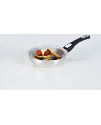 Cerafit Steel pan 20cm (stainless steel/grey, with removable handle)