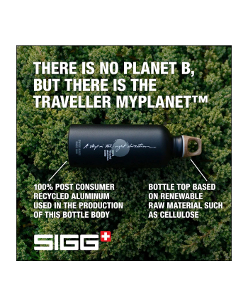 SIGG drinking bottle Traveler MyPlanet ''Repeat Plain'' 1L (light green)