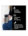 SIGG coffee mug Miracle ''Brushed'' 0.27L, thermal mug (stainless steel) - nr 9