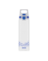 SIGG drinking bottle Total Clear One MyPlanet ''Blue'' 0.75L (transparent/dark blue, one-hand closure ONE) - nr 1