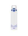 SIGG drinking bottle Total Clear One MyPlanet ''Blue'' 0.75L (transparent/dark blue, one-hand closure ONE) - nr 7