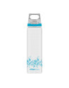 SIGG drinking bottle Total Clear One MyPlanet ''Aqua'' 0.75L (transparent/light blue, one-hand closure ONE) - nr 12