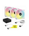 corsair Wentylator QX120 RGB iCUE LINK magnetic, 3pak biały - nr 2