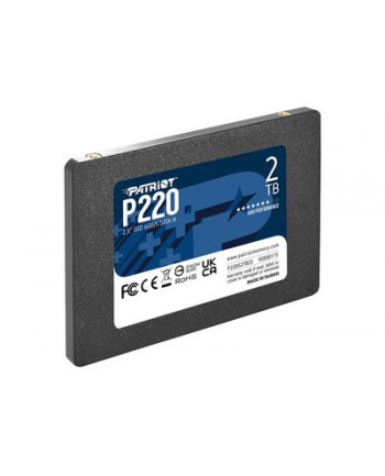 patriot Dysk SSD 2TB P220 2.5 inches 550/500MB/s SATA III
