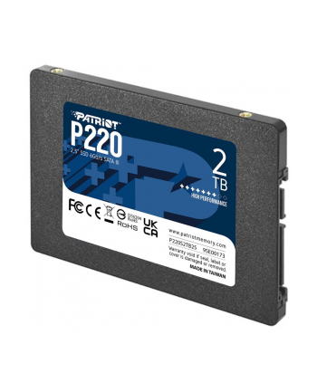 patriot Dysk SSD 2TB P220 2.5 inches 550/500MB/s SATA III