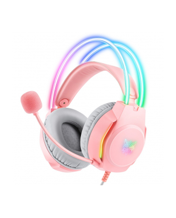 onikuma Słuchawki gamingowe X26 (przewodowe) Różowe