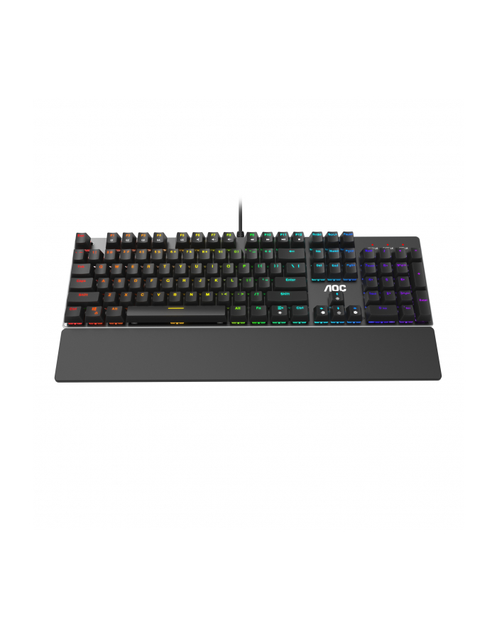 aoc Klawiatura GK500 Mechanical Wired Gaming Keyboard - OUTEMU Red Switches - US International Layout główny