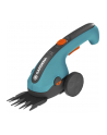 GARDENA Cordless Grass Shears ClassicCut Li Set, 3.6V (turquoise/Kolor: CZARNY, Li-Ion battery 2.5Ah, with telescopic handle and wheels) - nr 17