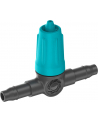 GARD-ENA Micro-Drip-System Adjustable Series Dripper 0-15 l/h (Kolor: CZARNY/turquoise, 10 pieces, model 2023) - nr 1