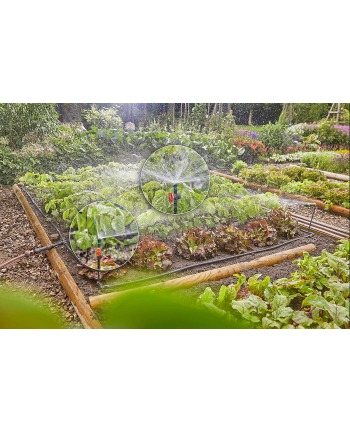 GARD-ENA Micro-Drip-System drip irrigation set vegetable/flower bed 60m2, dripper (Kolor: CZARNY/grey, model 2023)