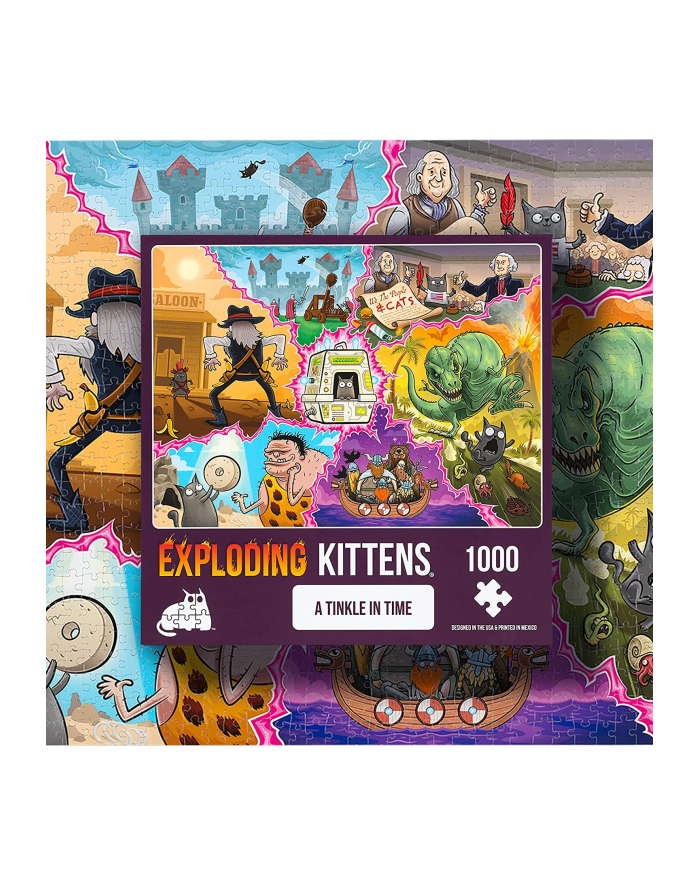 Asmodee Puzzle Exploding Kittens - A Tinkle in Time (1000 pieces) główny