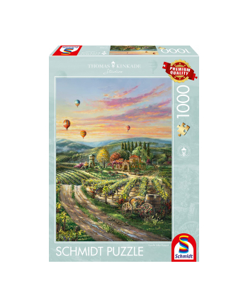 schmidt spiele Schmidt Games Thomas Kinkade Studios: Peaceful Valley Vineyard, Puzzle