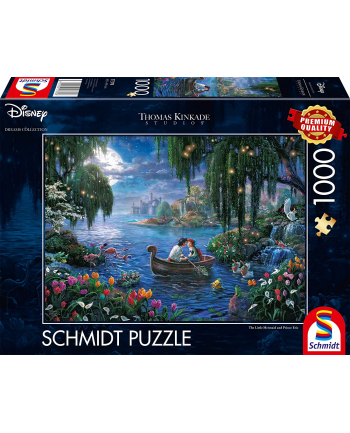 Schmidt Spiele Thomas Kinkade Studios: The Little Mermaid and Prince Eric, Puzzle (Disney Dreams Collections)