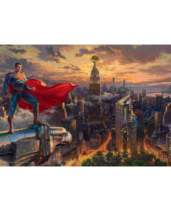 Schmidt Spiele Thomas Kinkade Studios: DC - Superman - Protector of Metropolis, Jigsaw Puzzle (1000 pieces)
