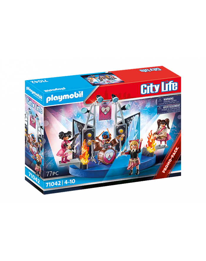 Playmobil 71042 City Life Music Band, construction toy główny