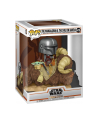 Funko POP! Deluxe Star Wars - Mando on Bantha with Child in Bag Toy Figure (17.1 cm) - nr 1