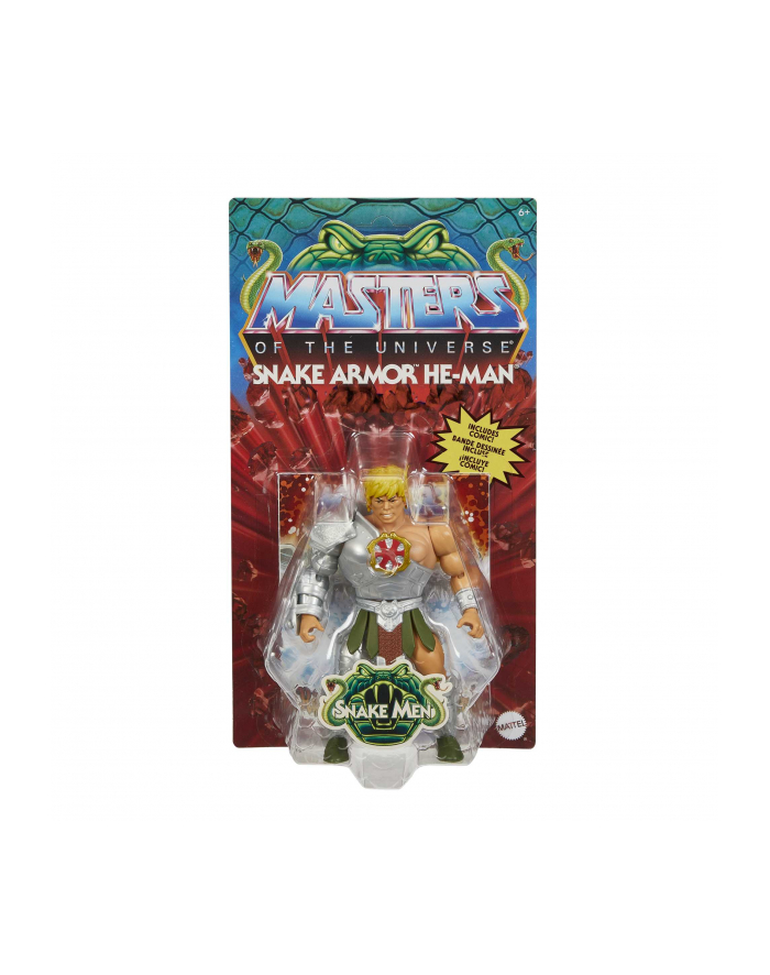 Mattel Masters of the Universe Origins Action Figure Snake Armor He-Man, Toy Figure (14 cm) główny