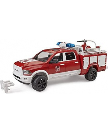 Bruder RAM 2500 fire engine with light and sound, model vehicle