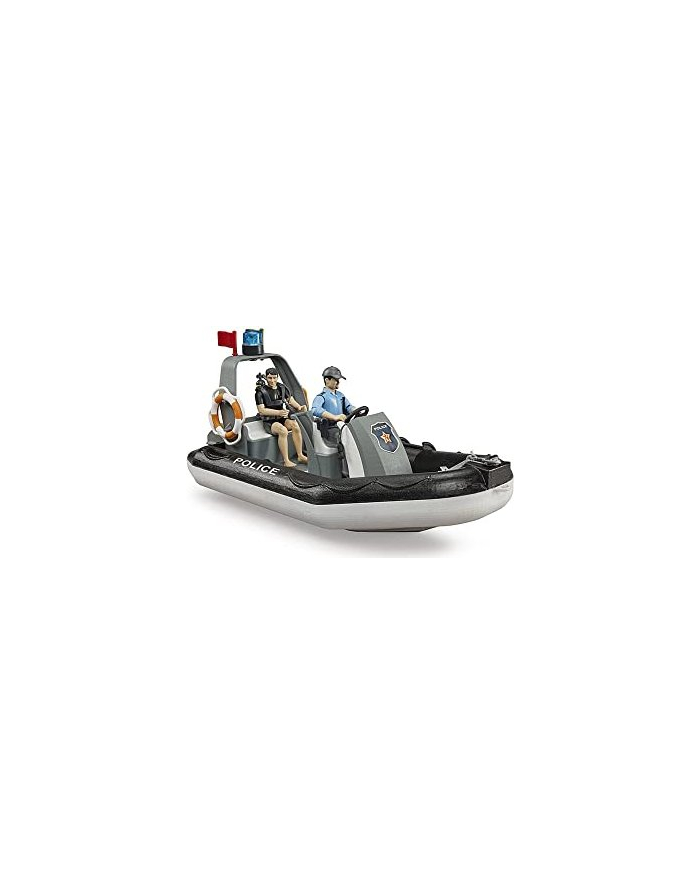 Bruder bworld police inflatable boat, model vehicle główny