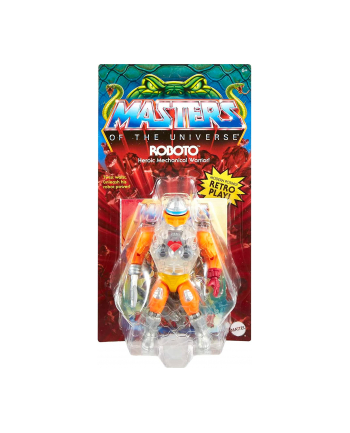 Mattel Masters of the Universe Origins Action Figure Mini Comic Roboto, Toy Figure (14 cm)