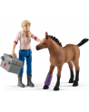 Schleich Farm World visit to the doctor for mare and foal, toy figure - nr 3