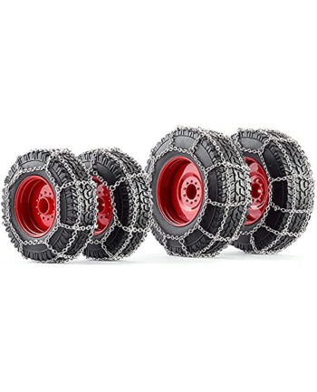 Wiking wheels with chains Fendt 828, model vehicle