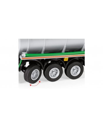 Wiking Kotte tank trailer garant TSA 30.000, model vehicle (Kolor: CZARNY)