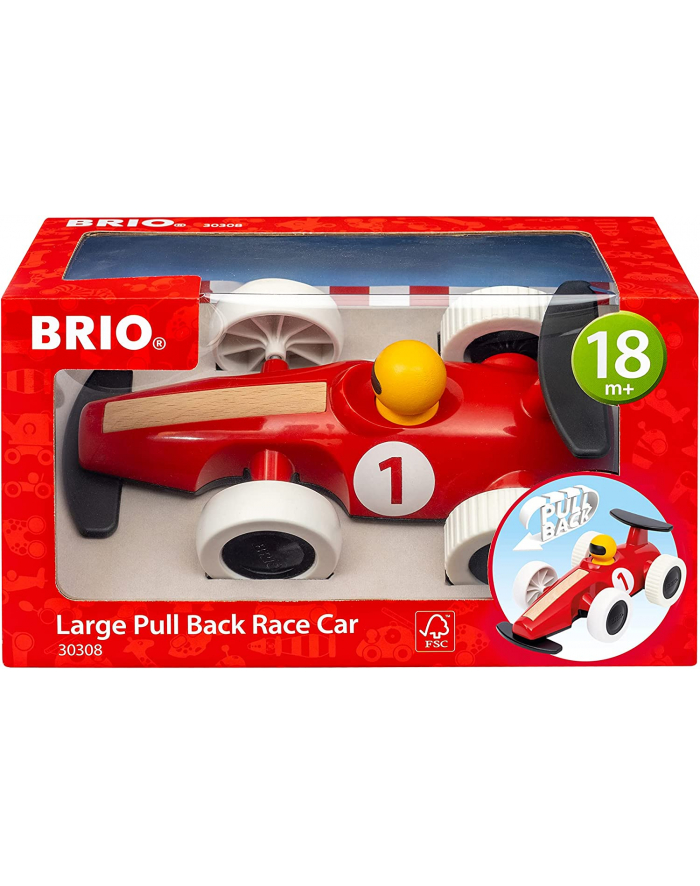BRIO Pull Back Motorized Big Race Car Toy Vehicle główny