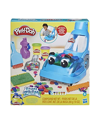 Hasbro Play-Doh Zoom Zoom vacuuming and cleaning set, kneading