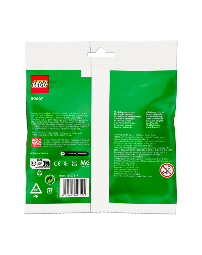 LEGO 30647 Minecraft The Dripstone Cave Construction Toy główny