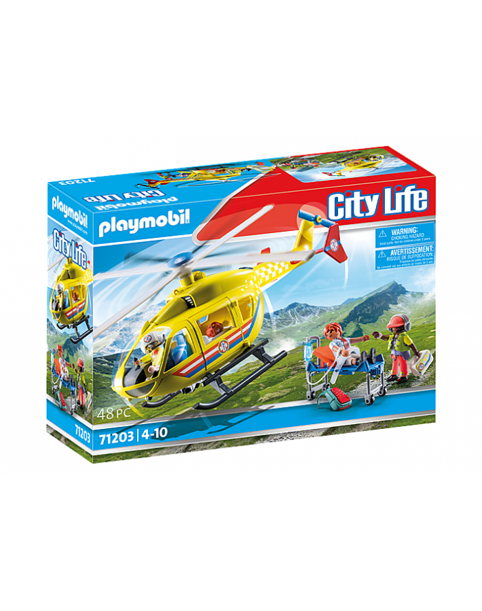 PLAYMOBIL 71203 City Life - rescue helicopter, construction toy główny