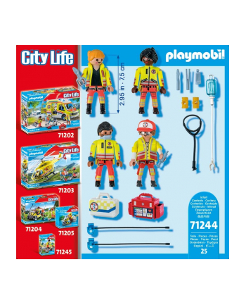 PLAYMOBIL 71244 City Life - rescue team, construction toy nr 2