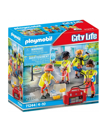 PLAYMOBIL 71244 City Life - rescue team, construction toy