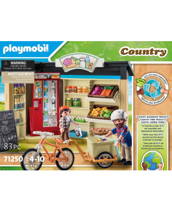 PLAYMOBIL 71250 24-hour farm shop, construction toy (Kolor: CZARNY)