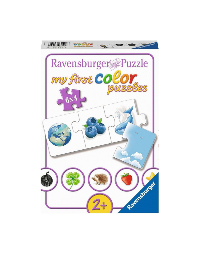 Ravensburger my first color puzzle: learn colors (6x 4 parts) główny
