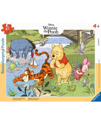 Ravensburger Childrens puzzle Discover nature with Winnie the Pooh (47 pieces, frame puzzle)