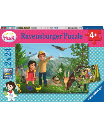 Ravensburger Childrens puzzle Heidis adventure (2x 24 pieces)