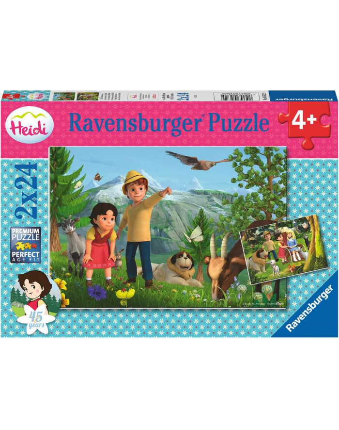Ravensburger Childrens puzzle Heidis adventure (2x 24 pieces) główny