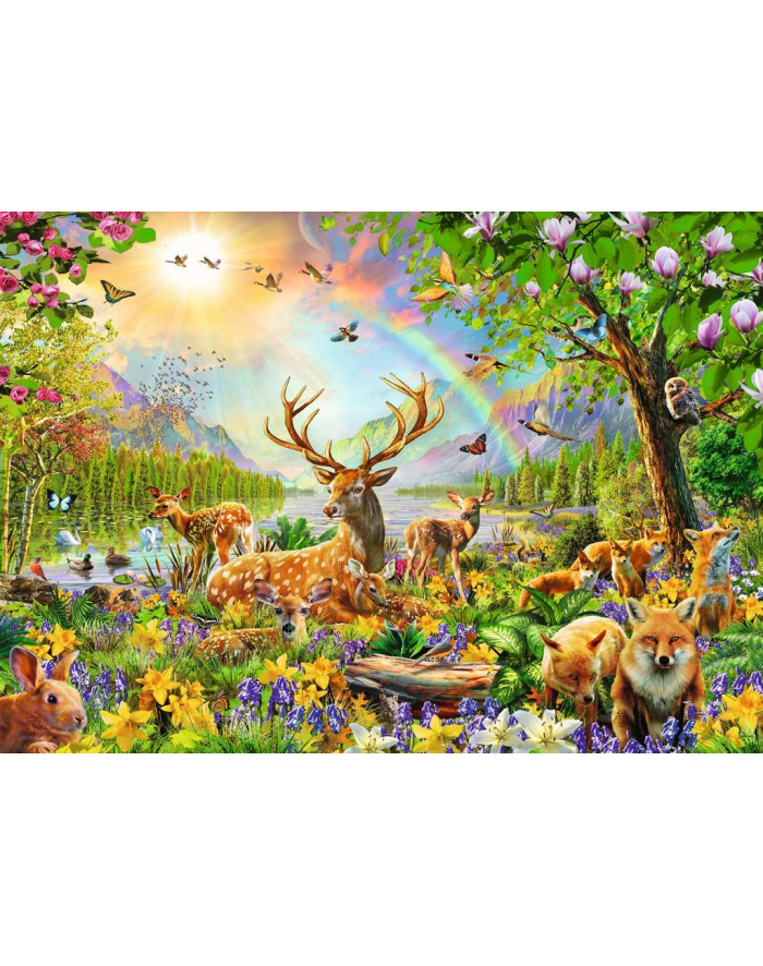Ravensburger Childrens puzzle graceful deer family (200 pieces) główny