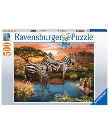 Ravensburger Puzzle Zebras at the Waterhole (500 pieces)