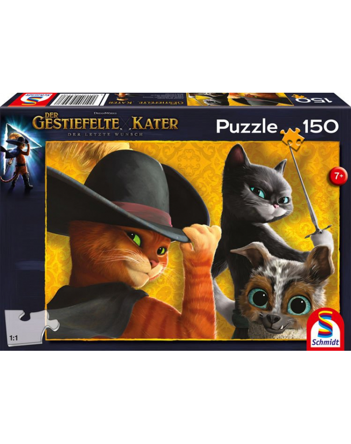 Schmidt Spiele Puss in Boots and Friends Puzzle (150 pieces) główny
